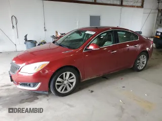 2014 Buick Regal Premium I z VIN 2G4GN5EX2E9295338, wystawiony jako Copart lot #54765405 z przebiegiem 131 293 mil mil oraz Szkoda całkowita • Salvage title. Historia ofert i sprzedaży dostępna na DreamBid. Obrazek 1.
