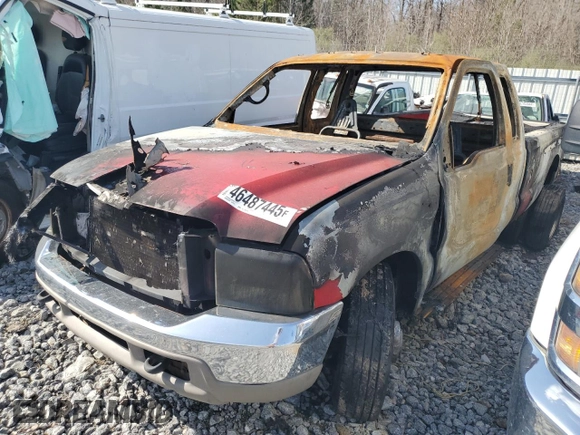 1999 Ford F-350 z VIN 1FTWX32S0XEB73729, wystawiony jako Copart lot #46487445 z przebiegiem Nie podano mil oraz Szkoda całkowita • Salvage title. Historia ofert i sprzedaży dostępna na DreamBid. Obrazek 1.