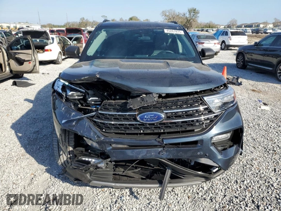 2024 Ford Explorer XLT with VIN 1FMSK7DH0RGA34287, listed as a Copart auction lot 46893315 with 7,131 mi miles and Salvage Title. Bid and sale history available at carsss.com. Image 5.