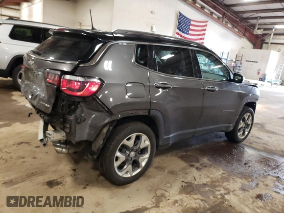 2021 Jeep Compass Limited с VIN 3C4NJDCB7MT503430, выставлен на аукционе Copart как лот 61622625 с пробегом 79 986 миль миль и На запчасти • Non repairable. История ставок и продаж доступна на DreamBid. Изображение 3.