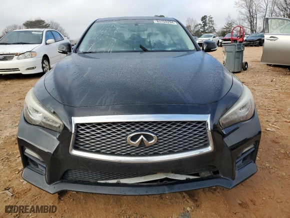 2014 Infiniti Q50 Hybrid Premium with VIN JN1AV7AR6EM703178, listed as a Copart auction lot 85759294 with 194,811 mi miles and Salvage Title. Bid and sale history available at carsss.com. Image 5.