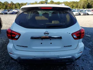 2017 Nissan Pathfinder Platinum with VIN 5N1DR2MN0HC600158, listed as a Copart auction lot 75987994 with 146,529 mi miles and Salvage Title. Bid and sale history available at carsss.com. Image 6.