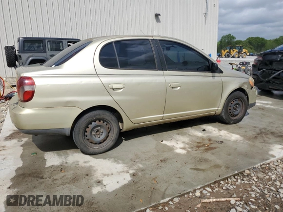 2001 Toyota ECHO with VIN JTDBT123110187750, listed as a Copart auction lot 51154505 with 25,620 mi miles and Salvage Title. Bid and sale history available at DreamBid. Image 3.