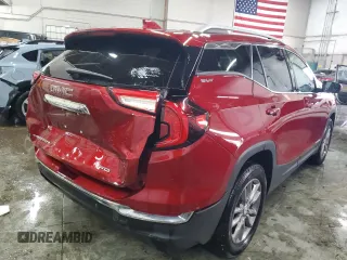 2023 GMC Terrain SLT z VIN 3GKALVEG6PL202695, wystawiony jako Copart lot #41474055 z przebiegiem 17 101 mil mil oraz Szkoda całkowita • Salvage title. Historia ofert i sprzedaży dostępna na DreamBid. Obrazek 3.