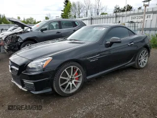 2014 Mercedes-Benz SLK z VIN WDDPK7FA9EF082807, wystawiony jako Copart lot #59536645 z przebiegiem 99 755 mil mil oraz Czysty tytuł • Clean title. Historia ofert i sprzedaży dostępna na DreamBid. Obrazek 1.