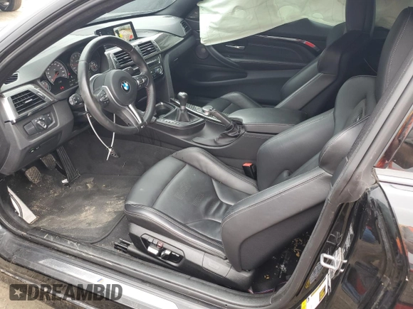 2019 BMW M4 with VIN WBS4Y9C56KAG67301, listed as a Copart auction lot 72614364 with 40,250 mi miles and Salvage Title. Bid and sale history available at carsss.com. Image 7.