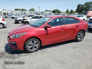 2021 Kia Forte LXS with VIN 3KPF24AD2ME316588, listed as a Copart auction lot 59143545 with 80,866 mi miles and Salvage title. Bid and sale history available at DreamBid. Image 1.