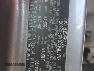 2010 Kia Forte SX с VIN KNAFW4A31A5242306, выставлен на аукционе Copart как лот 56427975 с пробегом 131 119 миль миль и Чистый • Clean title. История ставок и продаж доступна на DreamBid. Изображение 12.