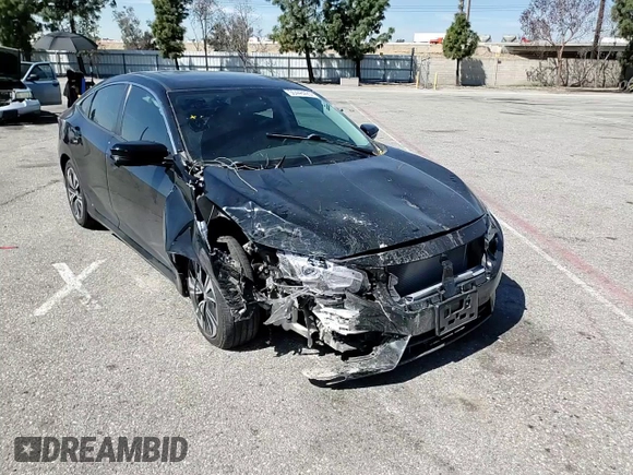 2016 Honda Civic Sedan EX-L with VIN 2HGFC1F74GH649190, listed as a Copart auction lot 50448425 with 73,667 mi miles and Salvage Title. Bid and sale history available at carsss.com. Image 10.