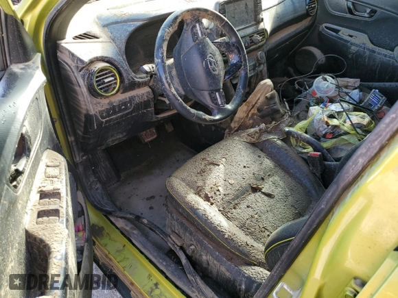 2019 Hyundai Kona Ultimate with VIN KM8K5CA56KU237041, listed as a Copart auction lot 45954795 with 0 mi miles and Salvage Title. Bid and sale history available at carsss.com. Image 8.