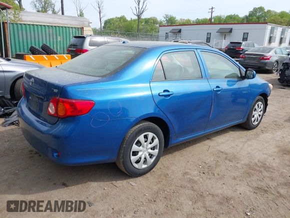 2009 Toyota Corolla with VIN JTDBL40EX99042235, listed as a IAAI auction lot 42097839 with 188,408 mi miles and . Bid and sale history available at carsss.com. Image 4.