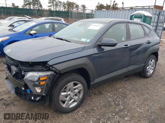 2025 Hyundai Kona SE with VIN KM8HACAB6SU222521, listed as a IAAI auction lot 41354659 with 1,886 mi miles. Bid and sale history available at carsss.com. Image 19.