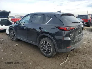 2023 Mazda CX-5 2.5 S Premium Plus Package with VIN JM3KFBEM1P0100091, listed as a Copart auction lot 43353035 with 0 mi miles and Salvage Title. Bid and sale history available at carsss.com. Image 2.