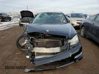2014 Mercedes-Benz C 250 Sport with VIN WDDGF4HB0EG243970, listed as a Copart auction lot 46262115 with 103,734 mi miles and Salvage title. Bid and sale history available at DreamBid. Image 5.