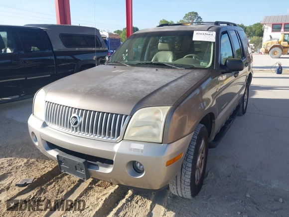 2002 Mercury Mountaineer with VIN 4M2DU86W62UJ34436, listed as a IAAI auction lot 41643664 with 56,871 mi miles and . Bid and sale history available at DreamBid. Image 2.