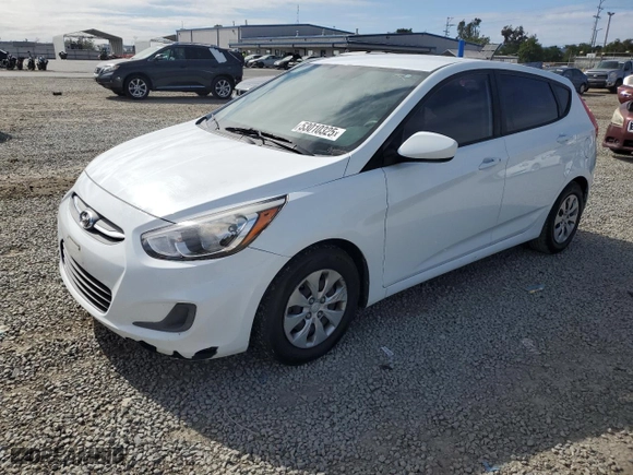 2017 Hyundai Accent SE with VIN KMHCT5AE1HU352080, listed as a Copart auction lot 53010325 with 126,241 mi miles and Clean Title. Bid and sale history available at carsss.com. Image 1.