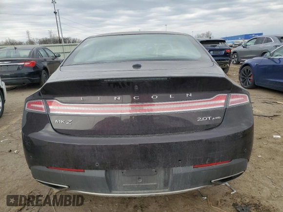2020 Lincoln MKZ Reserve with VIN 3LN6L5F95LR609041, listed as a Copart auction lot 53753615 with 53,131 mi miles and Salvage Title. Bid and sale history available at DreamBid. Image 6.