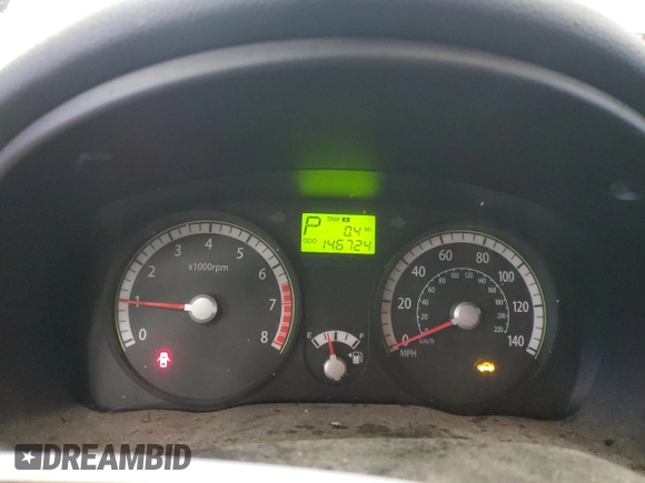 2009 Kia Rio LX with VIN KNADE243396494204, listed as a Copart auction lot 51351255 with 146,724 mi miles and Clean Title. Bid and sale history available at carsss.com. Image 9.