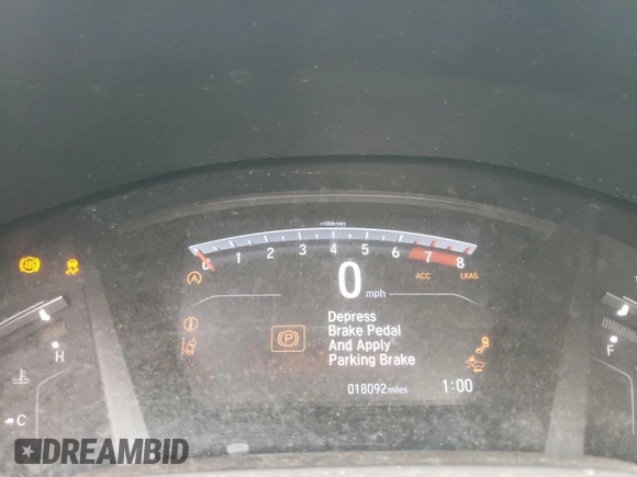 2020 Honda CR-V Touring with VIN 2HKRW2H98LH618176, listed as a Copart auction lot 49994895 with 18,092 mi miles and Salvage Title. Bid and sale history available at DreamBid. Image 9.