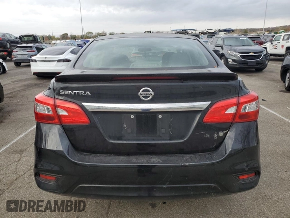 2019 Nissan Sentra S with VIN 3N1AB7AP3KY251612, listed as a Copart auction lot 78613684 with 34,970 mi miles and Salvage Title. Bid and sale history available at DreamBid. Image 6.
