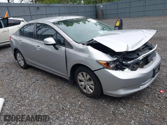 2012 Honda Civic LX z VIN 19XFB2F57CE013066, wystawiony jako IAAI lot #42344054 z przebiegiem 185 986 mil mil oraz . Historia ofert i sprzedaży dostępna na DreamBid. Obrazek 1.