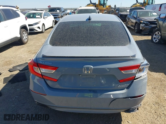 2022 Honda Accord Sport SE with VIN 1HGCV1F49NA114533, listed as a IAAI auction lot 41762430 with 38,566 mi miles and . Bid and sale history available at carsss.com. Image 16.
