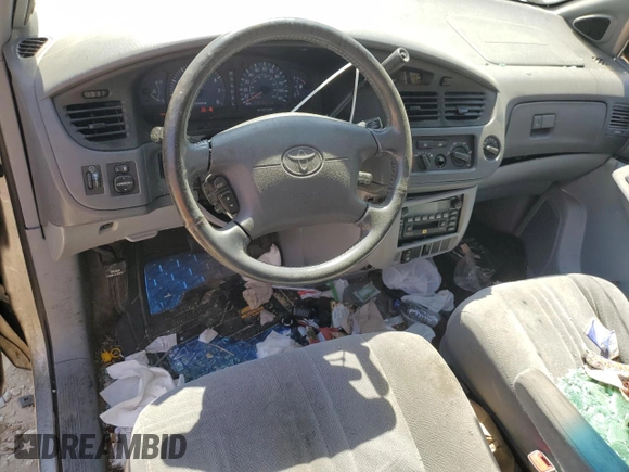 2002 Toyota Sienna LE with VIN 4T3ZF13C92U455851, listed as a Copart auction lot 50604805 with 270,037 mi miles and Non Repairable. Bid and sale history available at carsss.com. Image 8.