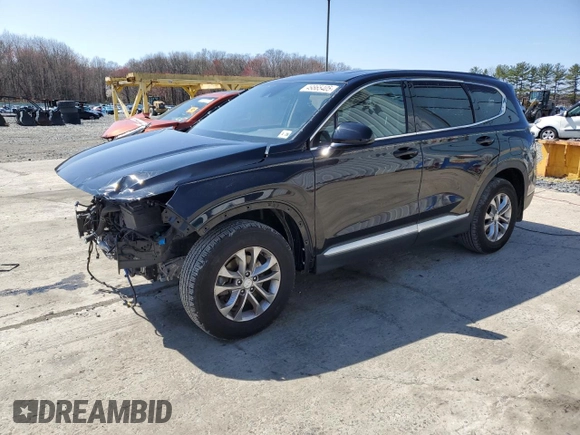 2020 Hyundai Santa Fe SEL with VIN 5NMS3CADXLH291954, listed as a Copart auction lot 49865405 with 39,773 mi miles and Salvage Title. Bid and sale history available at carsss.com. Image 1.