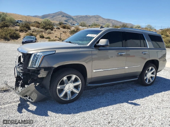 2018 Cadillac Escalade Luxury with VIN 1GYS4BKJ5JR336667, listed as a Copart auction lot 68766064 with 56,277 mi miles and Salvage Title. Bid and sale history available at carsss.com. Image 1.