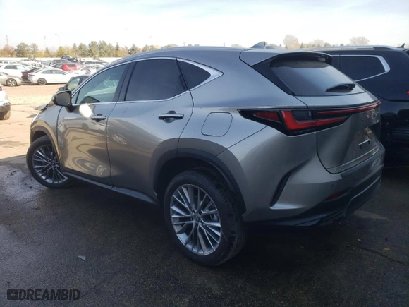 2025 Lexus NX with VIN 2T2GKCEZ9SC033827, listed as a Copart auction lot 78220794 with 2,329 mi miles and Salvage Title. Bid and sale history available at carsss.com. Image 2.