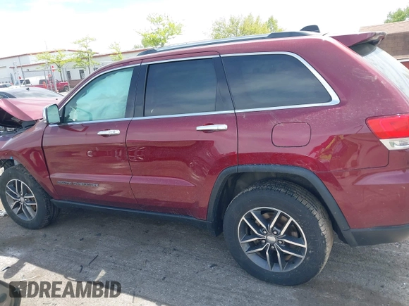 2018 Jeep Grand Cherokee Limited with VIN 1C4RJFBG7JC199758, listed as a IAAI auction lot 42241394 with 108,141 mi miles and . Bid and sale history available at DreamBid. Image 15.
