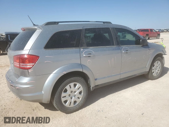 2018 Dodge Journey SE with VIN 3C4PDCAB2JT257475, listed as a Copart auction lot 50885395 with 88,850 mi miles and Salvage Title. Bid and sale history available at DreamBid. Image 3.