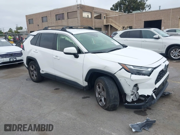 2023 Toyota RAV4 Hybrid LE with VIN JTMMWRFV3PD193495, listed as a IAAI auction lot 42475531 with 51,982 mi miles and . Bid and sale history available at DreamBid. Image 1.