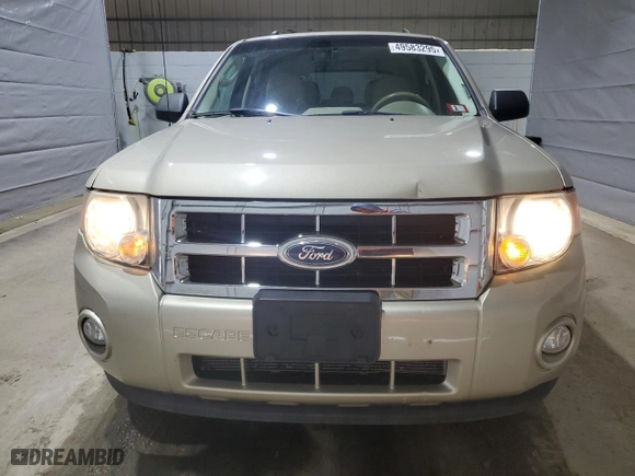 2011 Ford Escape XLT with VIN 1FMCU9DG8BKB50390, listed as a Copart auction lot 49583295 with 80,753 mi miles and Salvage Title. Bid and sale history available at carsss.com. Image 5.