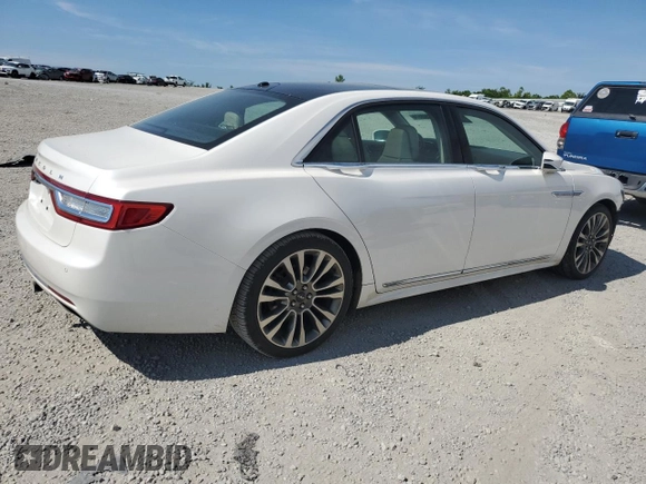 2017 Lincoln Continental Reserve with VIN 1LN6L9RP7H5608176, listed as a Copart auction lot 58508574 with 61,002 mi miles and Salvage Title. Bid and sale history available at carsss.com. Image 3.