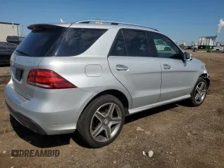 2016 Mercedes-Benz GLE 400 with VIN 4JGDA5GBXGA678189, listed as a Copart auction lot 58309745 with 109,926 mi miles and Salvage title. Bid and sale history available at DreamBid. Image 3.