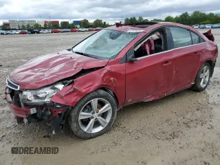 2014 Chevrolet Cruze 2LT z VIN 1G1PE5SB3E7400346, wystawiony jako Copart lot #57661435 z przebiegiem Nie podano mil oraz Szkoda całkowita • Salvage title. Historia ofert i sprzedaży dostępna na DreamBid. Obrazek 1.