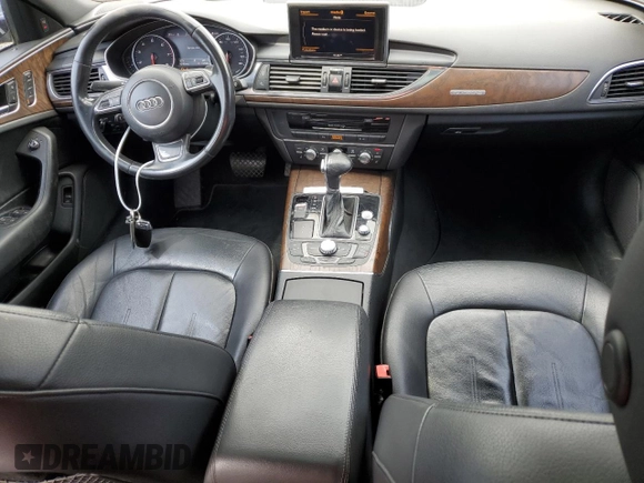 2012 Audi A6 Premium Plus with VIN WAUGGAFC8CN071789, listed as a Copart auction lot 53556854 with 147,563 mi miles and Salvage title. Bid and sale history available at DreamBid. Image 8.