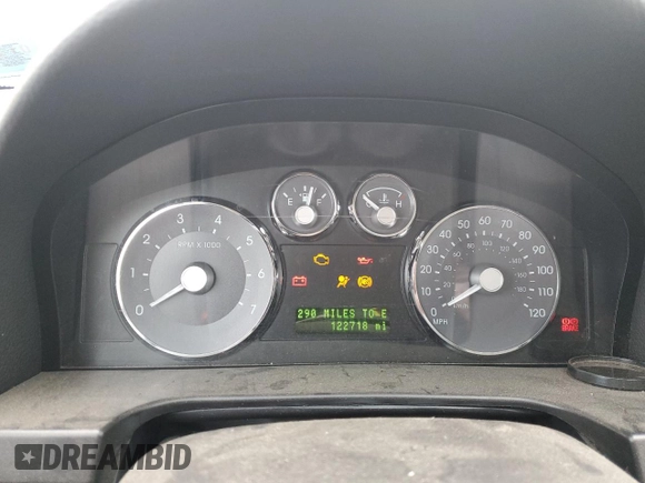2007 Mercury Milan with VIN 3MEHM07ZX7R664925, listed as a Copart auction lot 43338845 with 122,718 mi miles and Salvage title. Bid and sale history available at DreamBid. Image 9.