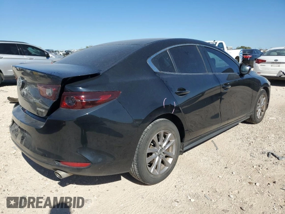 2021 Mazda 3 2.0 with VIN JM1BPAA73M1334402, listed as a Copart auction lot 79271134 with 27,338 mi miles and Salvage Title. Bid and sale history available at DreamBid. Image 3.
