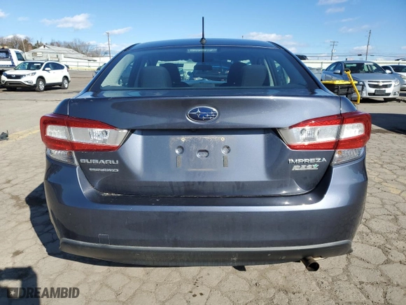 2017 Subaru Impreza with VIN 4S3GKAA62H1629248, listed as a Copart auction lot 45475535 with 0 mi miles and Salvage Title. Bid and sale history available at carsss.com. Image 6.