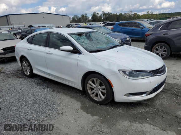 2015 Chrysler 200 Limited with VIN 1C3CCCAB4FN576891, listed as a Copart auction lot 74594184 with 129,795 mi miles and Salvage title. Bid and sale history available at DreamBid. Image 4.