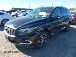2018 Infiniti QX60 with VIN 5N1DL0MM1JC532827, listed as a IAAI auction lot 41853843 with 144,527 mi miles. Bid and sale history available at carsss.com. Image 19.
