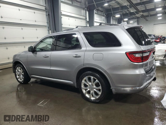 2016 Dodge Durango Citadel Anodized Platinum with VIN 1C4SDJETXGC466369, listed as a Copart auction lot 58621274 with 132,975 mi miles and Salvage title. Bid and sale history available at DreamBid. Image 2.