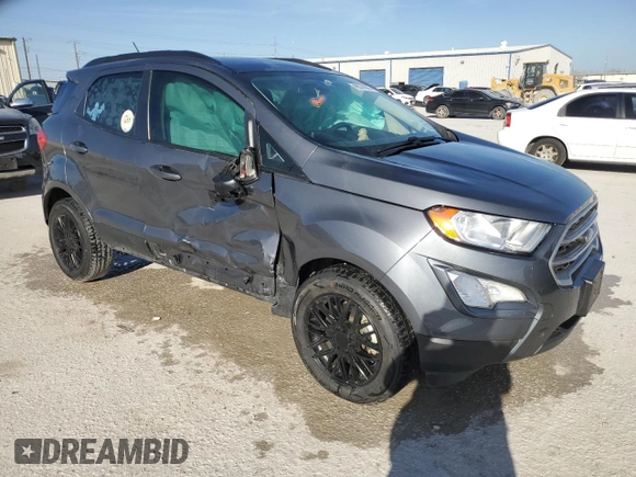 2020 Ford EcoSport SE with VIN MAJ3S2GE1LC346846, listed as a Copart auction lot 49574665 with 65,372 mi miles and Salvage Title. Bid and sale history available at carsss.com. Image 4.