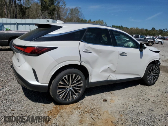 2023 Lexus RX 350 with VIN 2T2BAMCA8PC006271, listed as a Copart auction lot 50716235 with 24,899 mi miles and Salvage title. Bid and sale history available at DreamBid. Image 3.