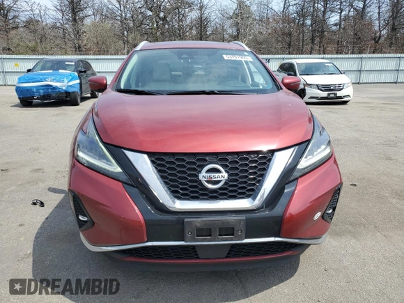 2019 Nissan Murano SL with VIN 5N1AZ2MS6KN163397, listed as a Copart auction lot 53791905 with 128,987 mi miles and Salvage Title. Bid and sale history available at carsss.com. Image 5.