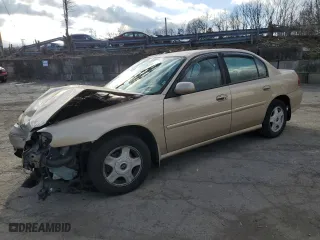 2001 Chevrolet Malibu LS with VIN 1G1NE52J516119440, listed as a Copart auction lot 88232735 with 0 mi miles and Salvage Title. Bid and sale history available at carsss.com. Image 1.