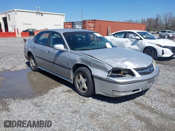 2002 Chevrolet Impala LS z VIN 2G1WH55K129339863, wystawiony jako IAAI lot #41781382 z przebiegiem 188 779 mil mil oraz . Historia ofert i sprzedaży dostępna na DreamBid. Obrazek 1.