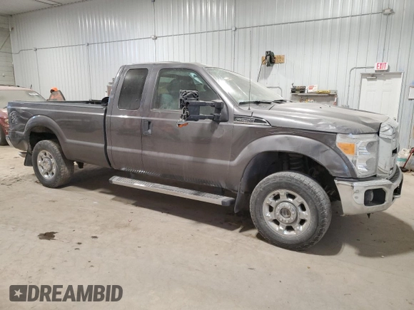 2013 Ford F-250 XL with VIN 1FT7X2B61DEA97774, listed as a Copart auction lot 87680145 with 190,135 mi miles and Salvage Title. Bid and sale history available at DreamBid. Image 4.